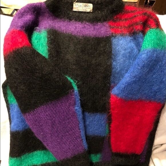 VINTAGE Myra Garvey Hand Knitted Ireland Sweater - Picture 1 of 7